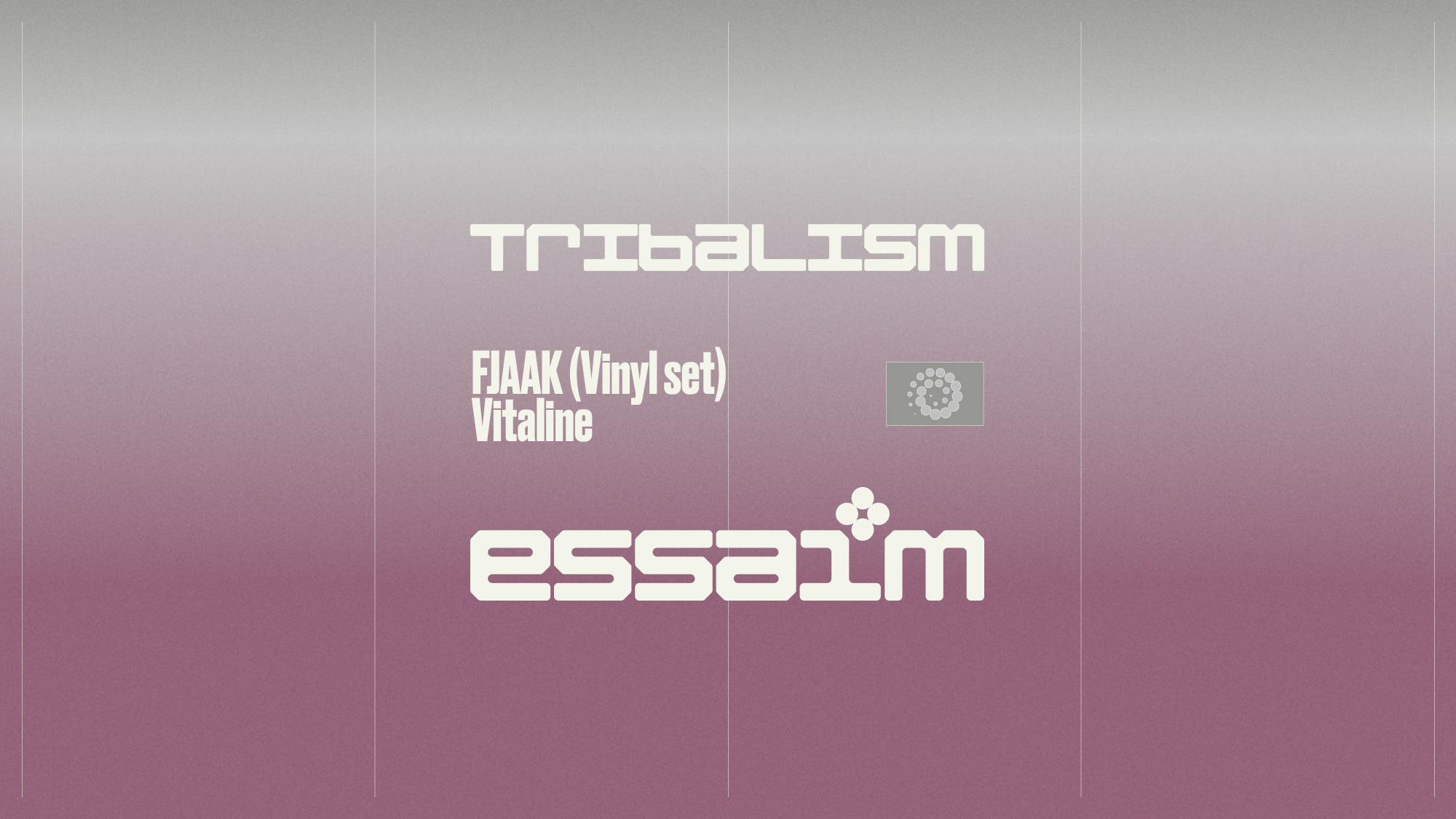 tribalism : FJAAK (vinyl set), Vitaline : affiche officielle