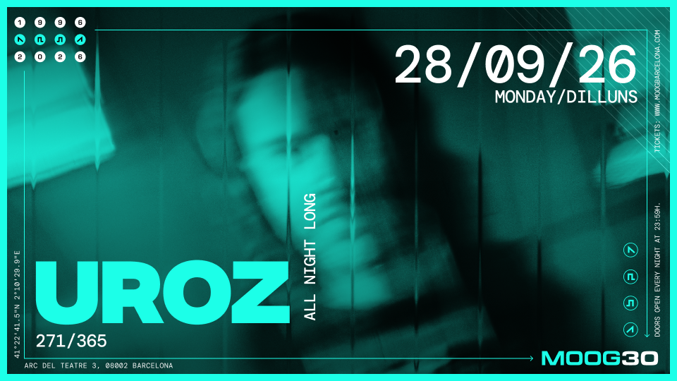 uroz at Moog Club Barcelona, 2026-09-28