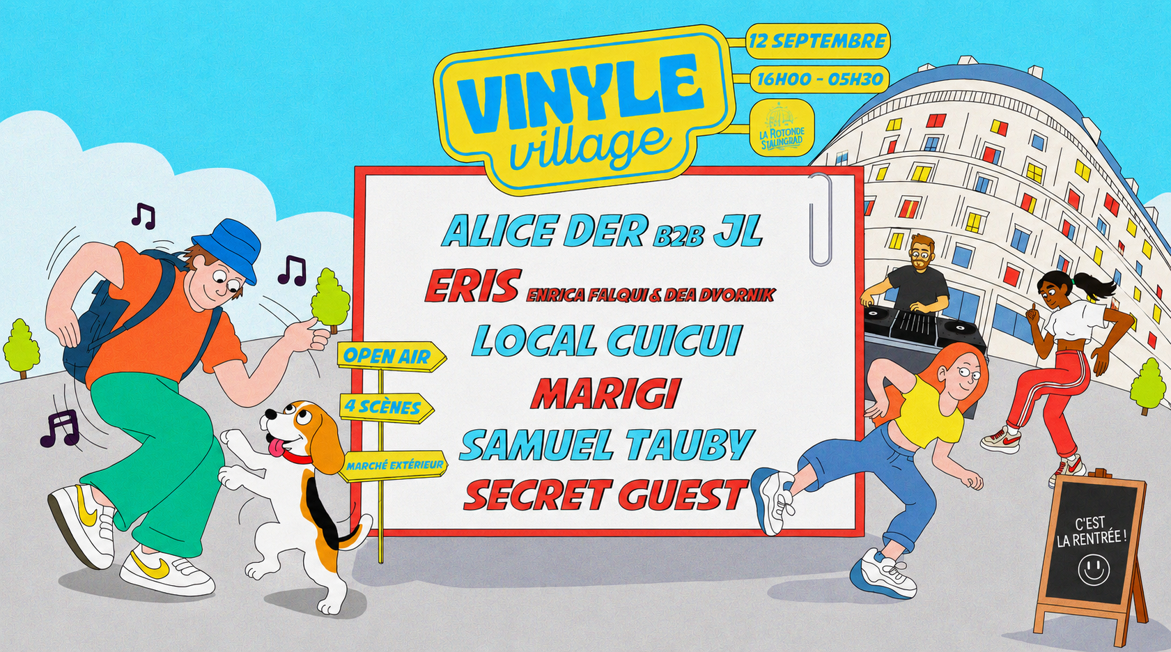 Vinyle Village : back to school, open air et club