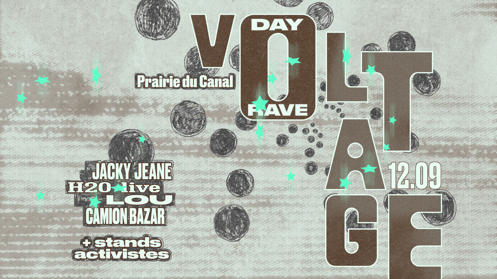 Voltage open air, curated by Camion Bazar