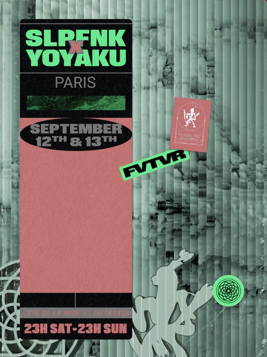 Yoyaku x SlapFunk : 24 Hour Marathon : affiche officielle