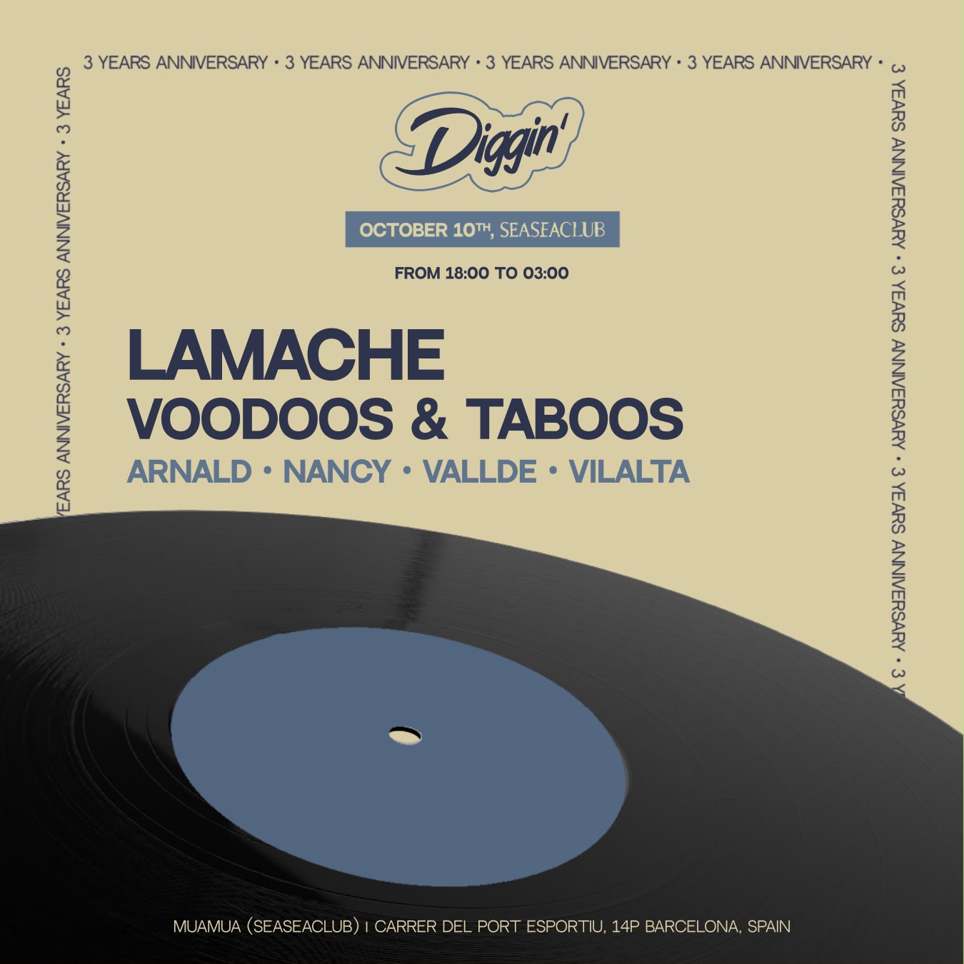 Diggin' 3 ans : Lamache, Voodoos & Taboos
