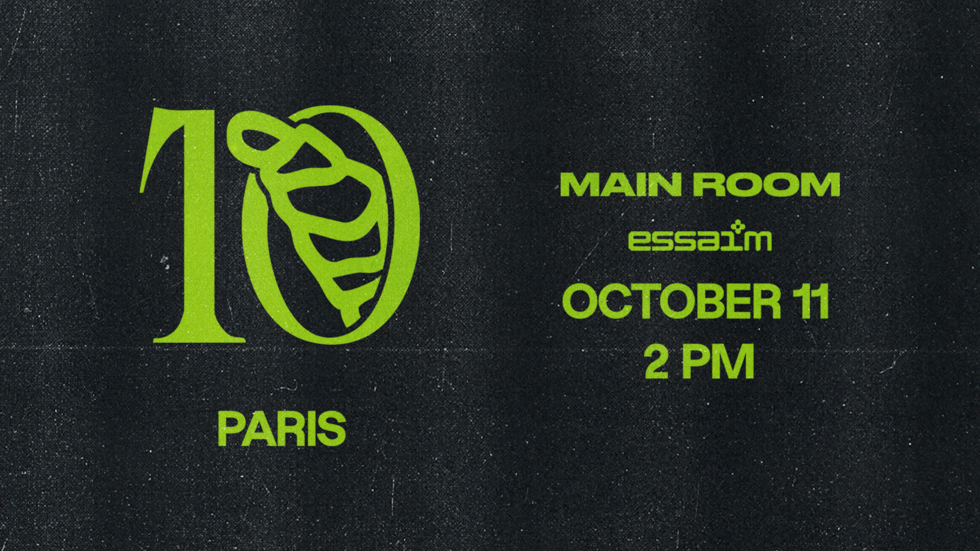 Eerste Communie 10 Years at essaim, Paris, 11 October 2026