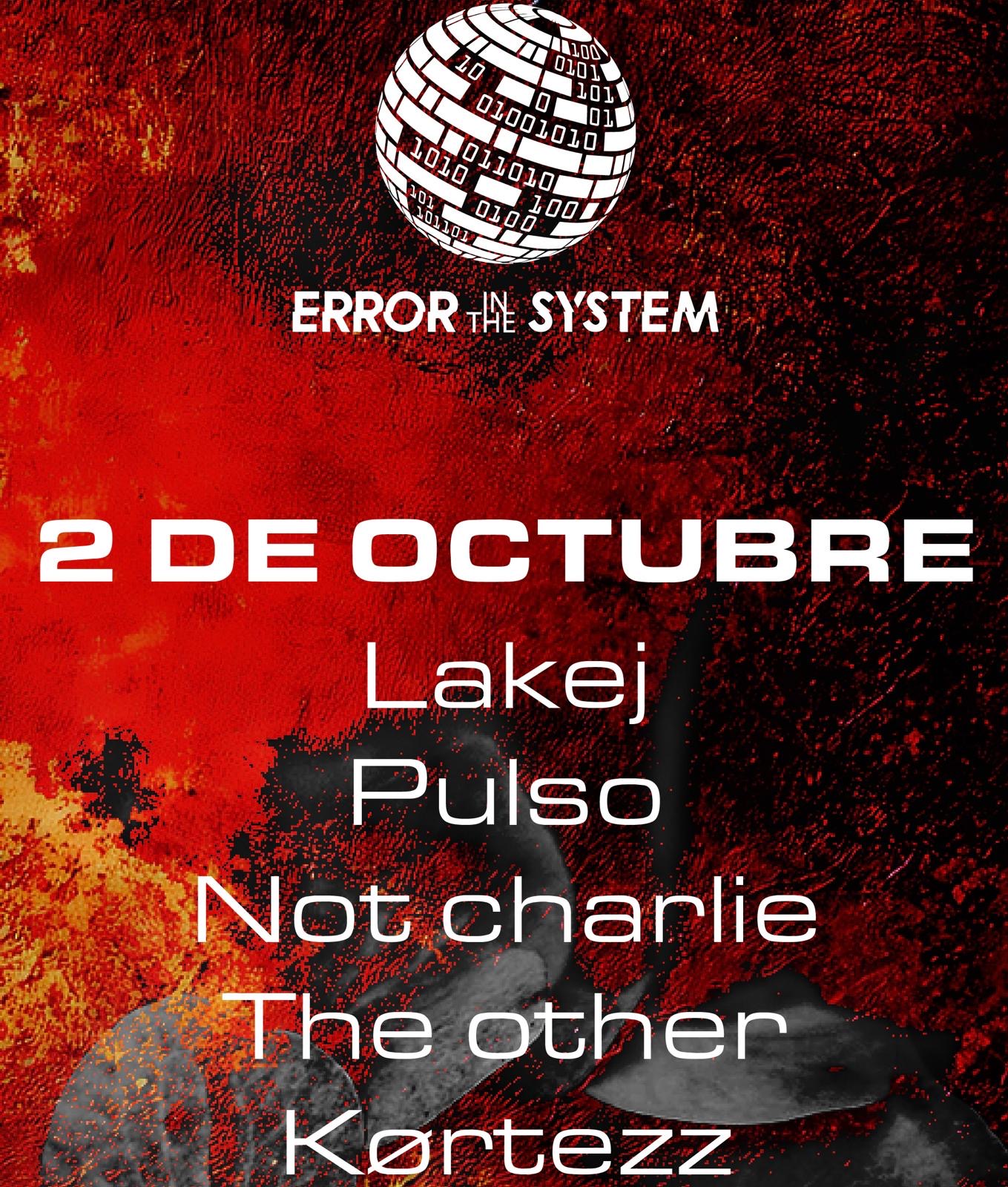 Error in the System second season at MUV, Madrid, 2 October 2026