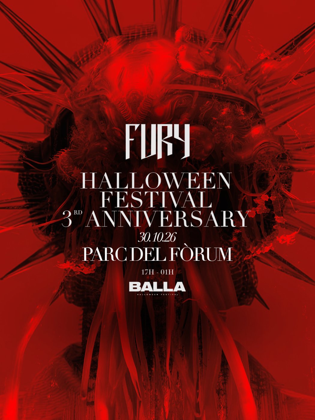 Fury 3rd Anniversary x Halloween : affiche officielle
