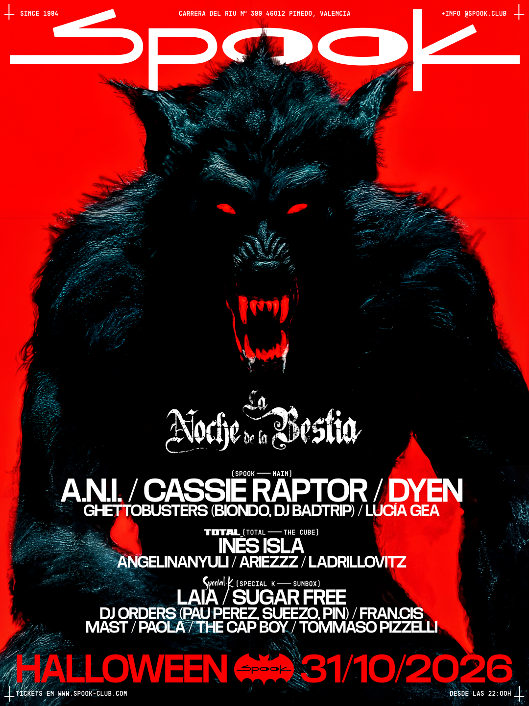 Spook Halloween: La Noche de la Bestia