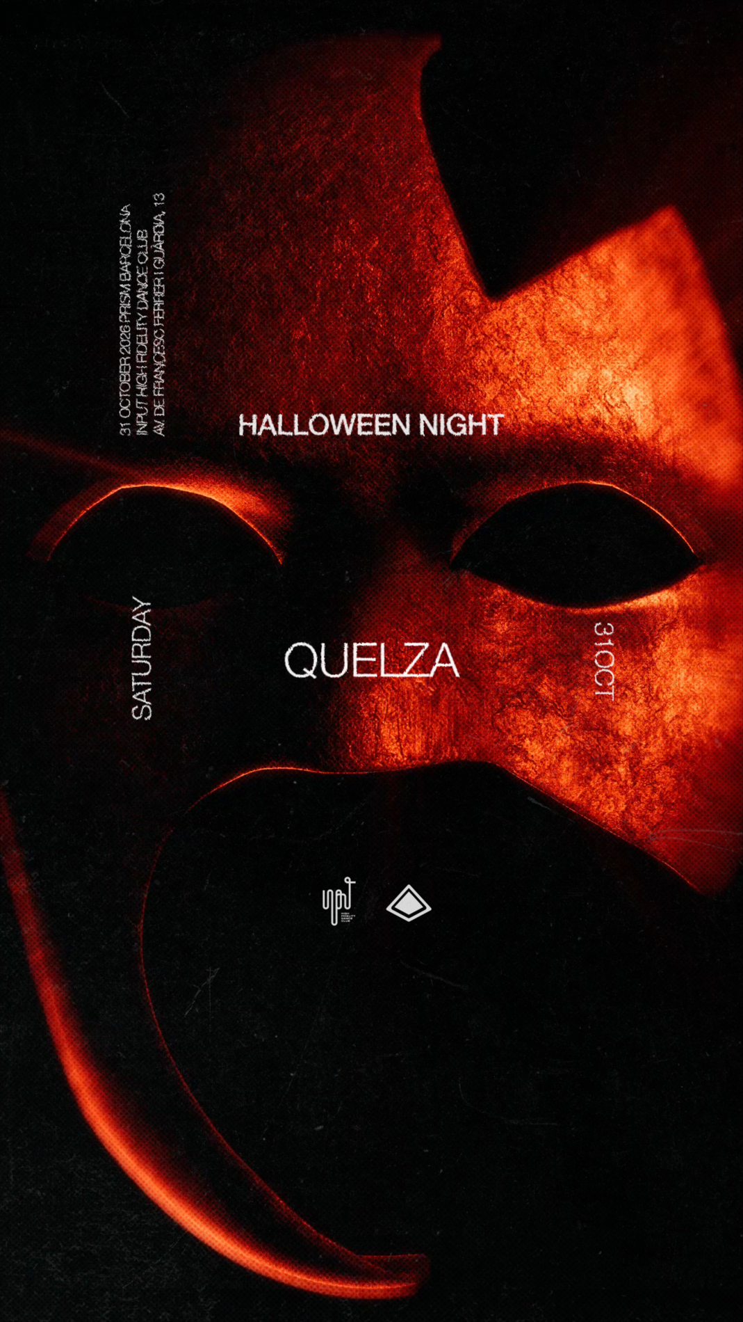 PRISM Halloween with Quelza at INPUT Barcelona, 31 October 2026