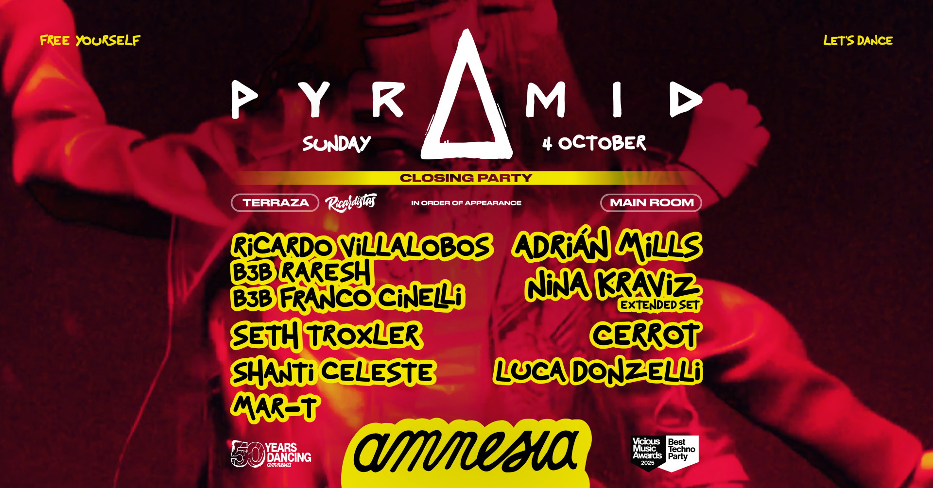 Pyramid closing : Villalobos, Raresh, Nina Kraviz
