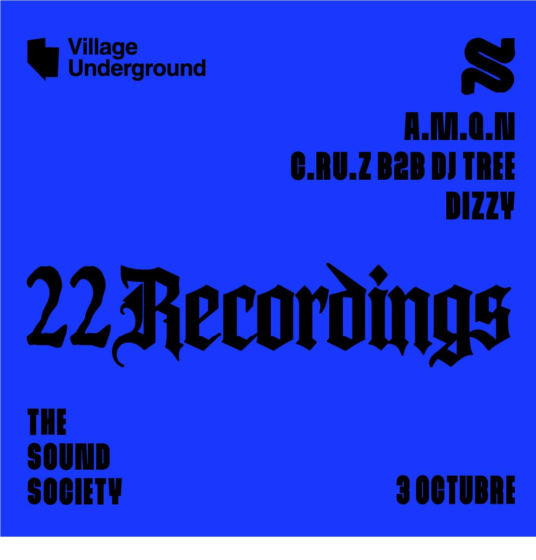 The Sound Society x 22 Recordings, Village Underground Barcelona, 3 October 2026
