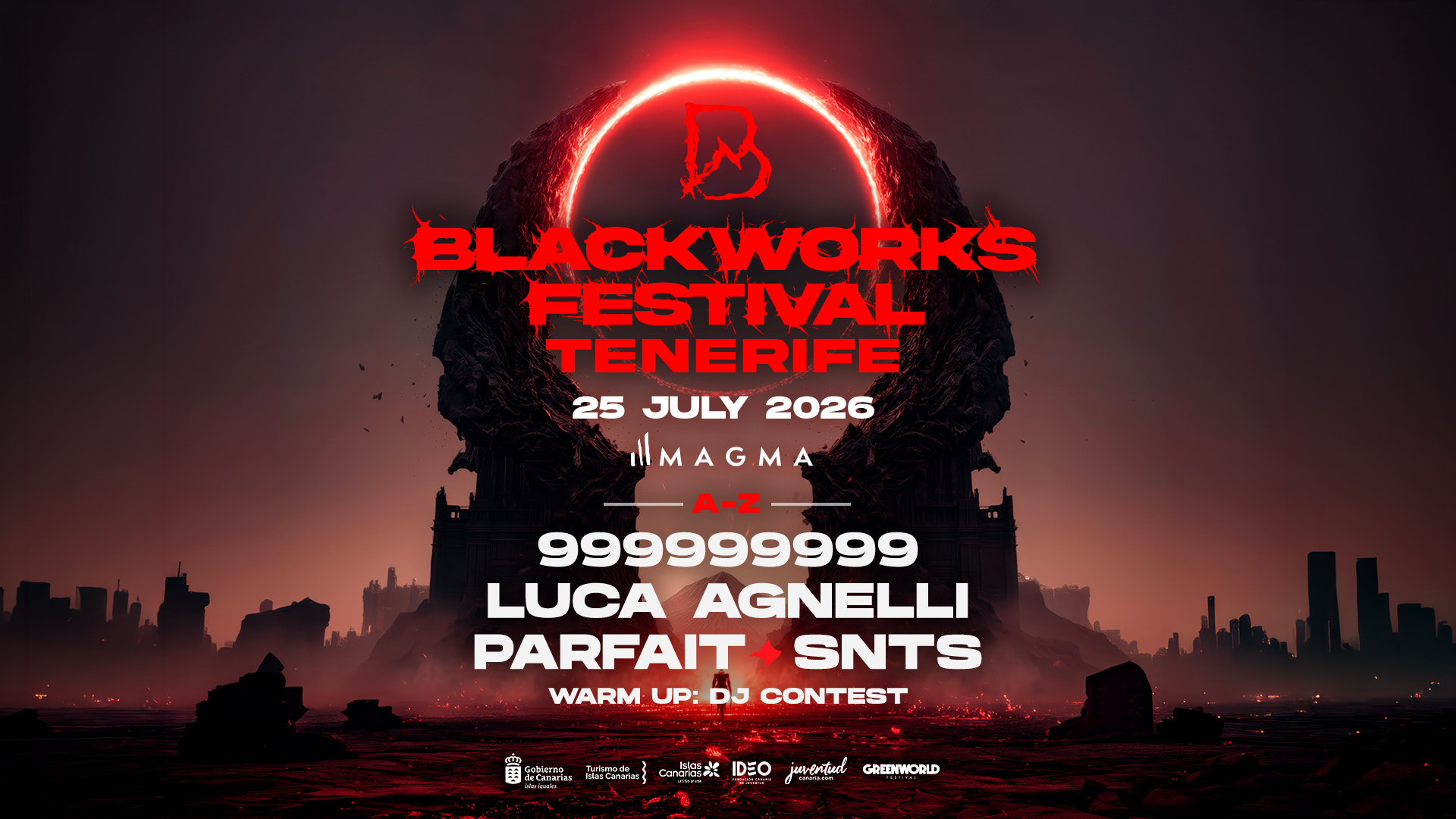 Blackworks Festival Tenerife 2026 : affiche officielle