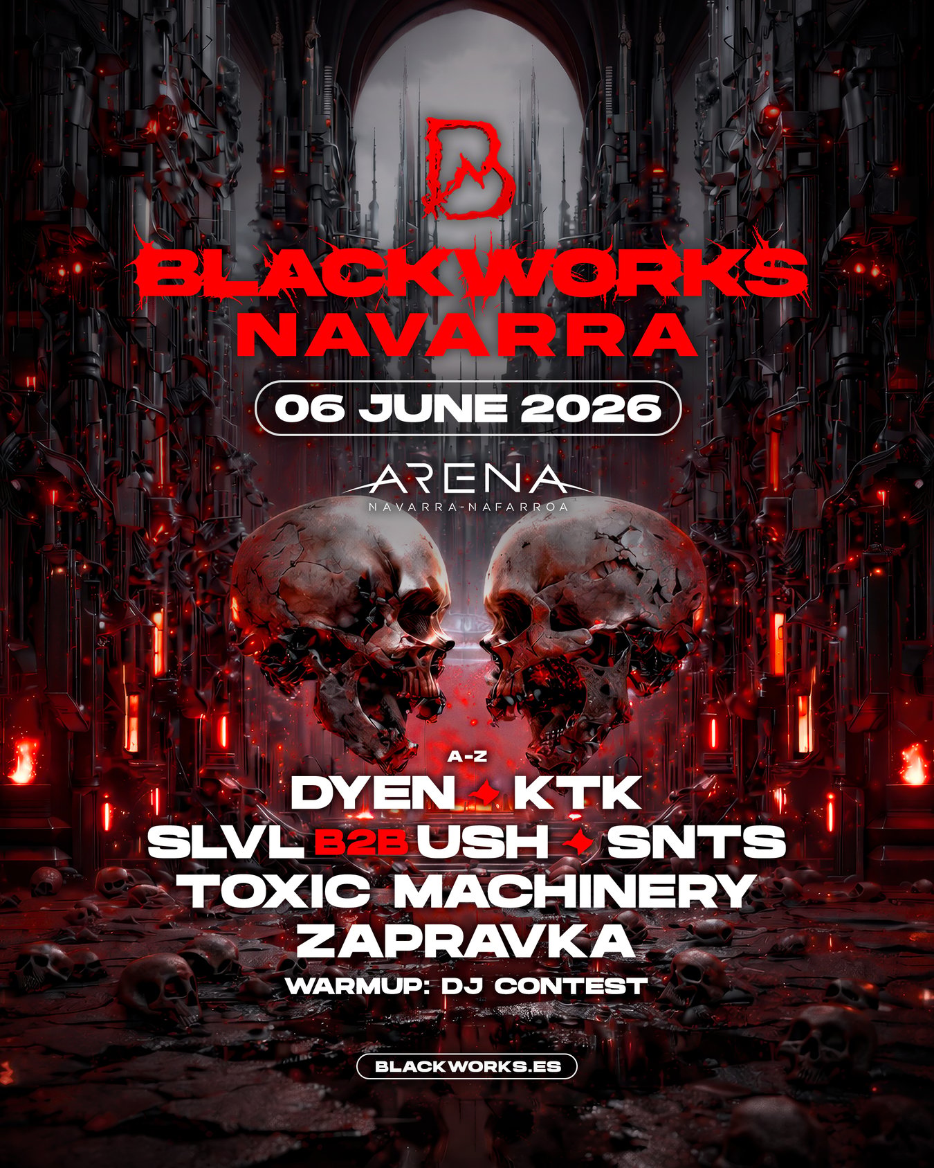 Blackworks Navarra 2026 : affiche officielle