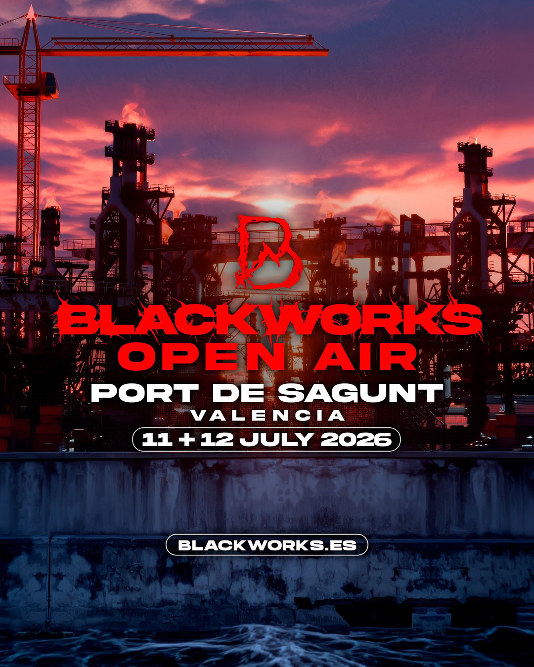 Blackworks Open Air Valencia 2026 : affiche officielle