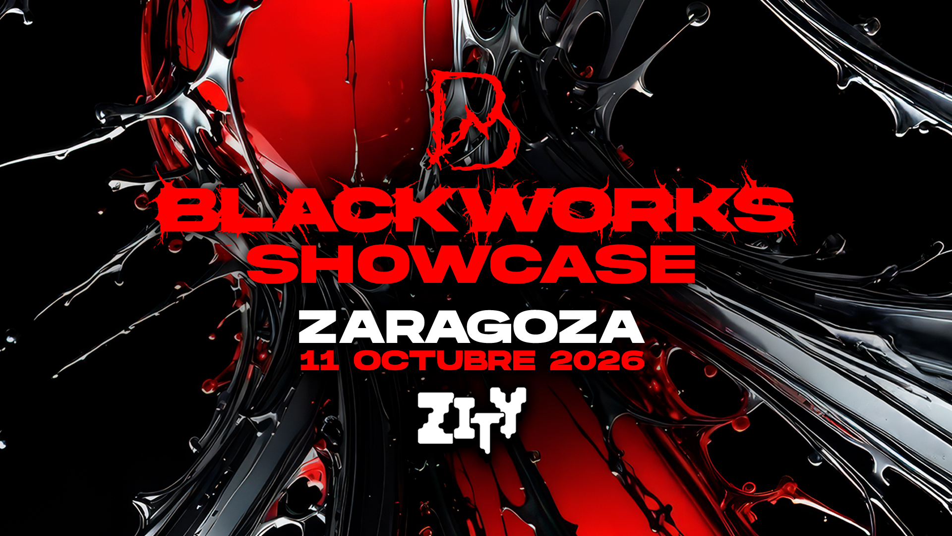 Blackworks Showcase Zaragoza 2026 : affiche officielle