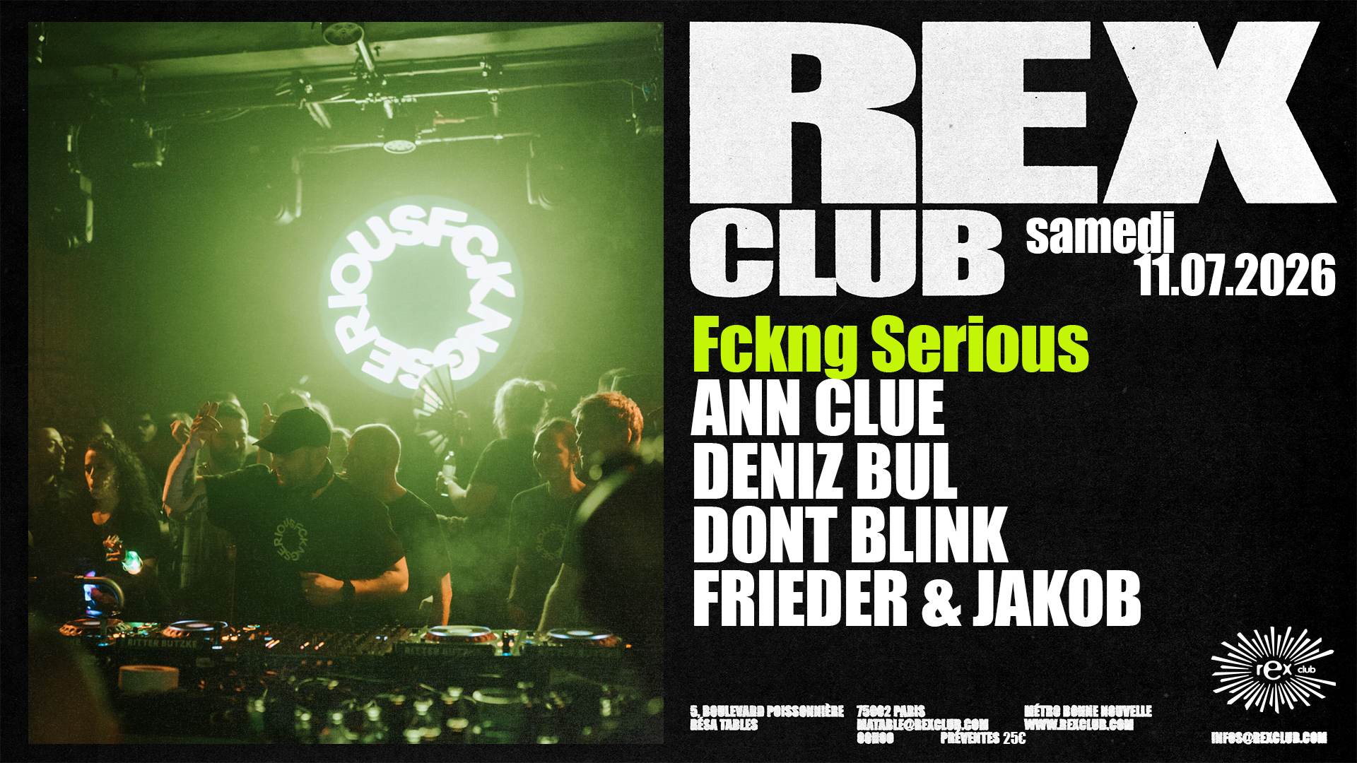 Fckng Serious - Rex Club