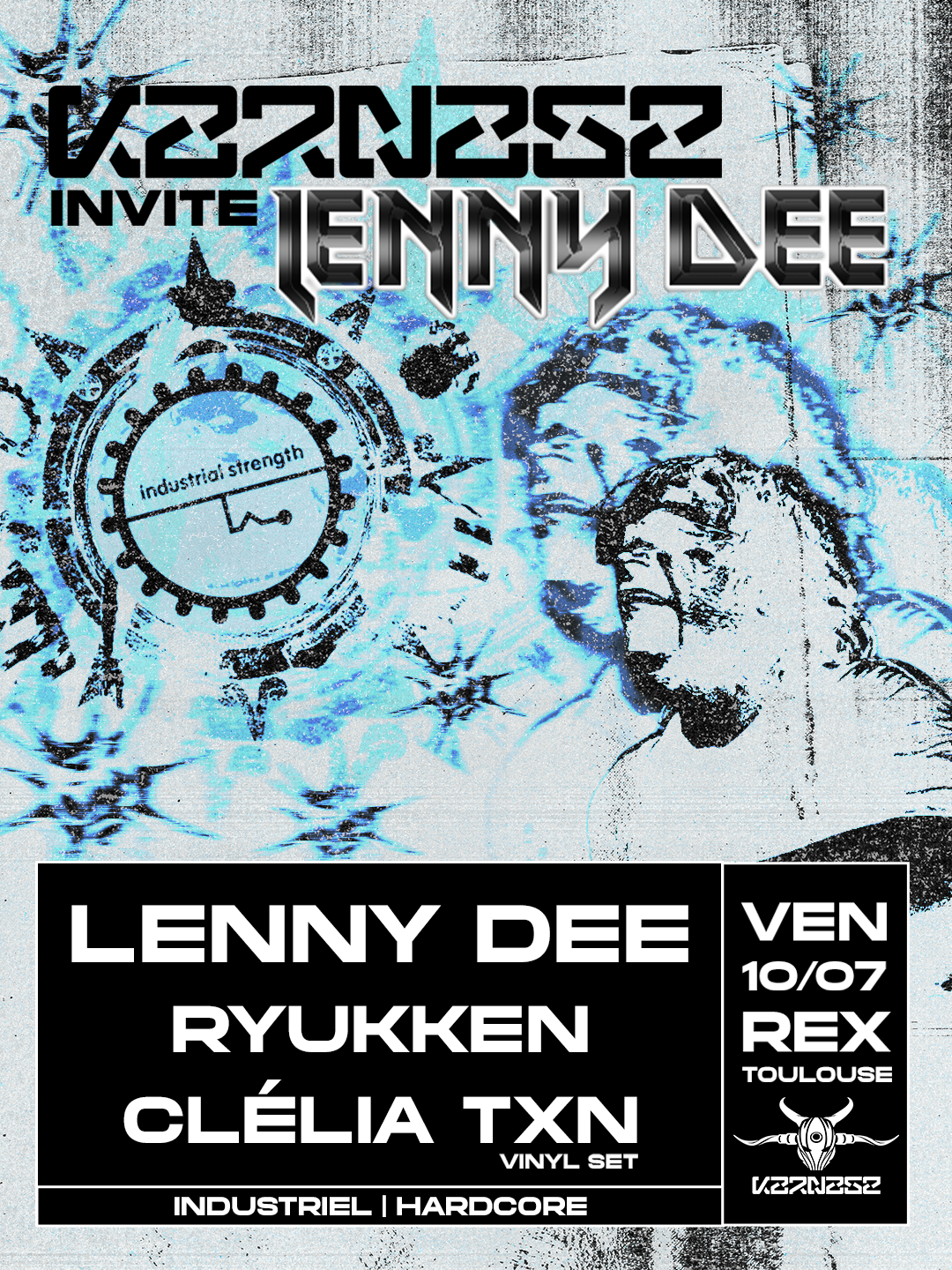 Karnage invite Lenny Dee at Le Rex de Toulouse, 10 July 2026