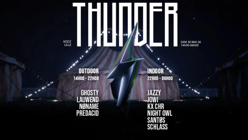 Kodz Open Air x Thunder : Jazzy, Jowi, KX CHR