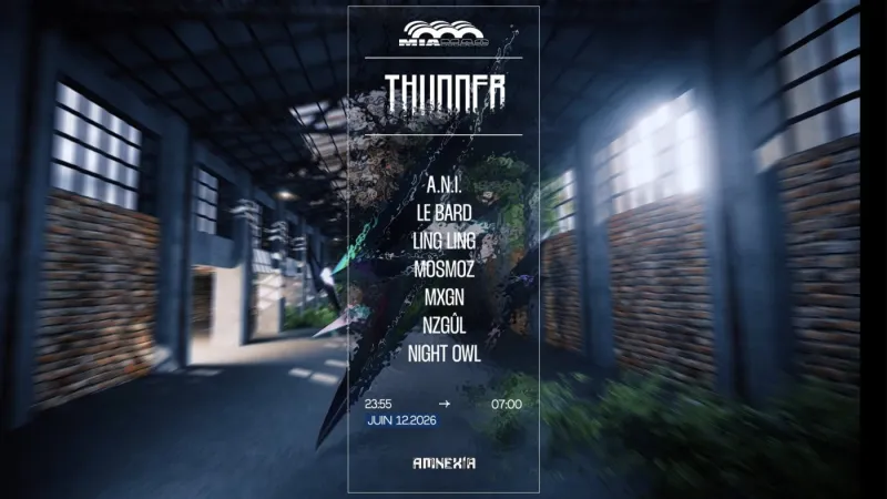 Thunder au Mia Mao : A.N.I., Le Bard, Ling Ling, Mxgn, Nzgul