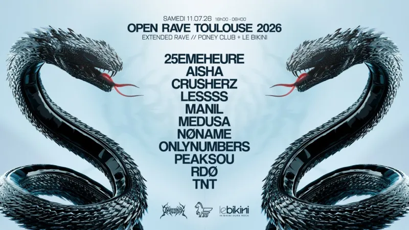Organïk XXL Open Rave Toulouse 2026 au Poney Club