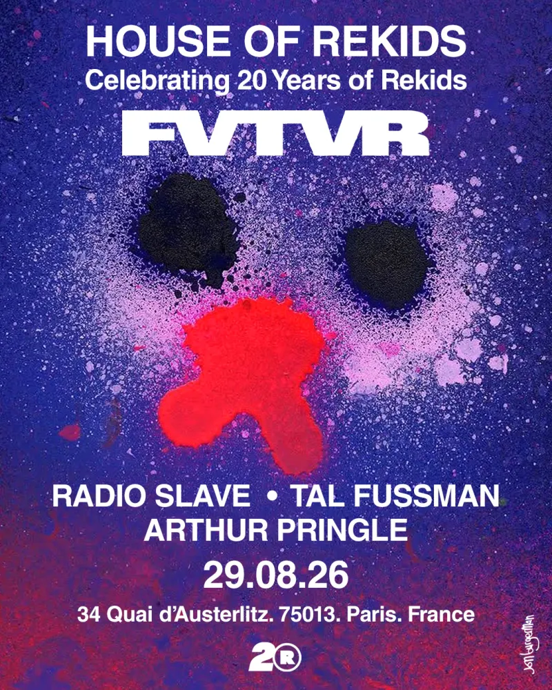 House of Rekids at Fvtvr, Paris, 29 August 2026