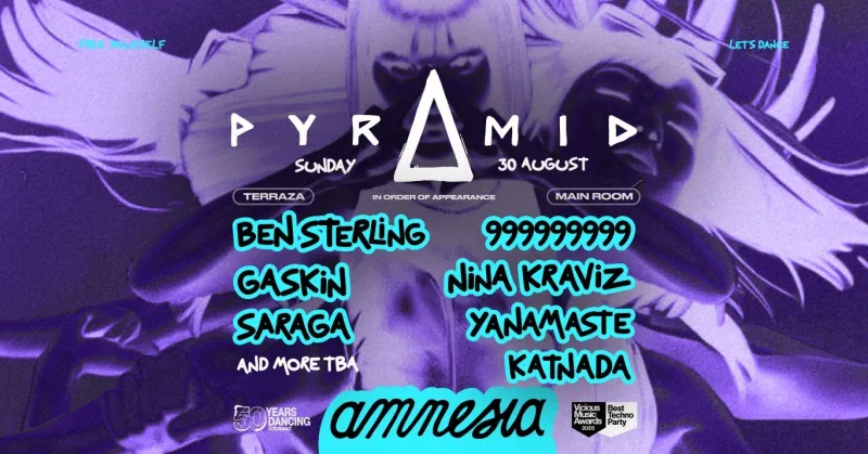 Pyramid : Nina Kraviz, 999999999, Ben Sterling