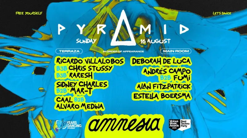 Pyramid : Ricardo Villalobos b3b Chris Stussy b3b Raresh, Deborah De Luca