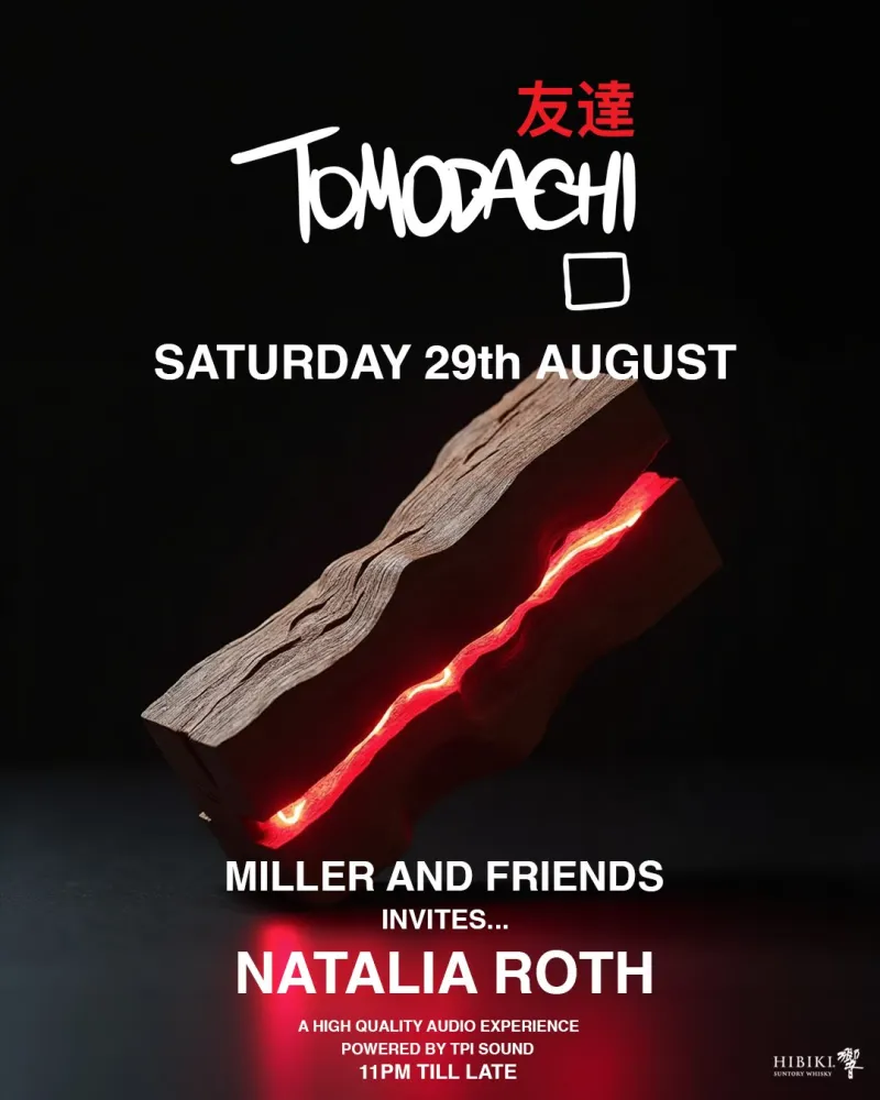 Tomodachi with Natalia Roth, Ibiza, 29 August 2026