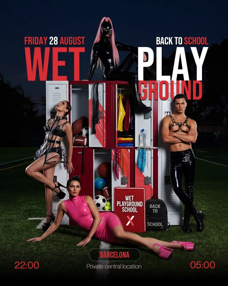 Wet Playground, Back To School edition, Barcelona, 28 August 2026