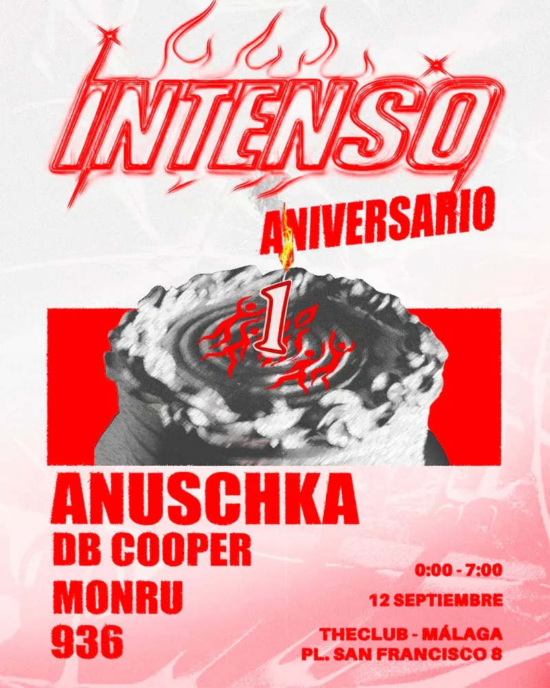 INTENSO 1ST ANNIVERSARY: ANUSCHKA · DB COOPER · 936 · MONRU