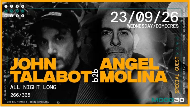 John Talabot b2b Ángel Molina, all night long