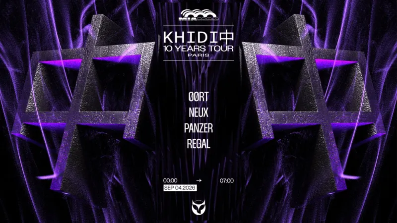 KHAOS x KHIDI 10 ans : Regal, NEUX, 00rt, Panzer