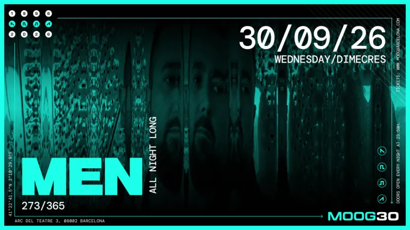 Men (L-Men-T) at Moog Club Barcelona, 2026-09-30