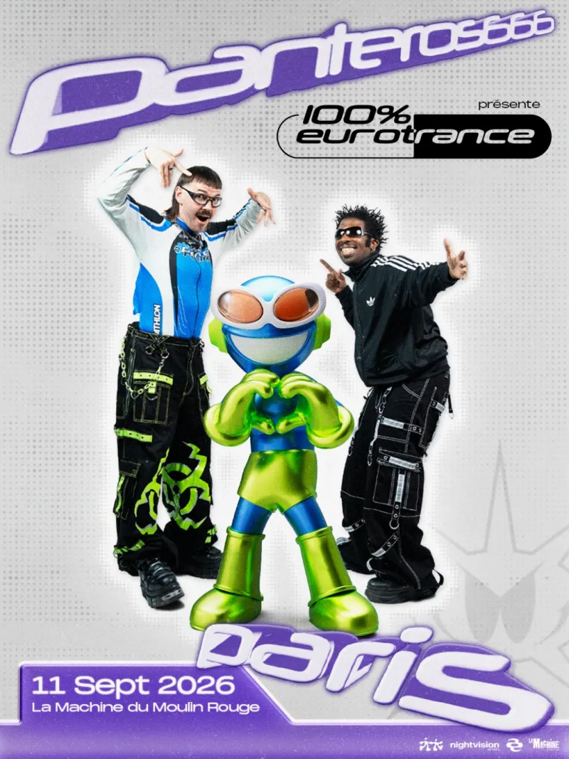 Panteros666 présente 100% Eurotrance : affiche officielle