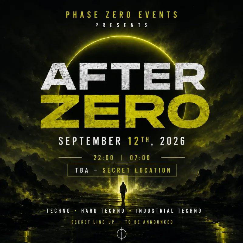 PHASE ZERO EVENTS PRESENTS: AFTER ZERO : SEPTEMBER 12TH