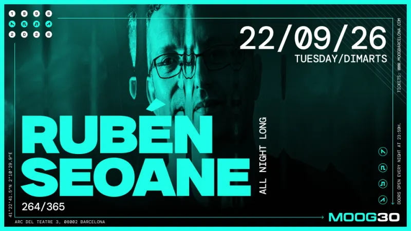 Rubén Seoane at Moog Club Barcelona, 2026-09-22