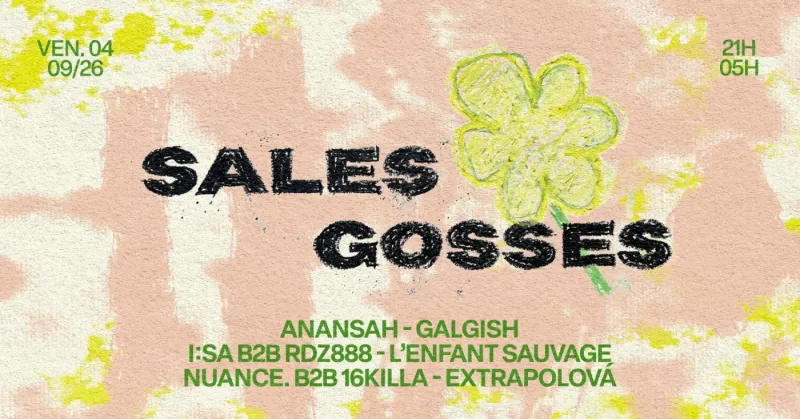 Sales Gosses at Panic Room, Paris, 4 September 2026