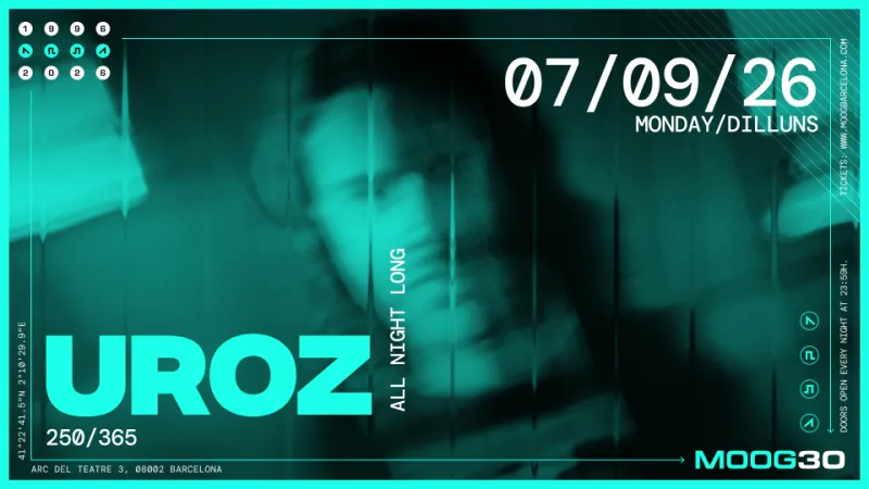 uroz at Moog Club Barcelona, 2026-09-07