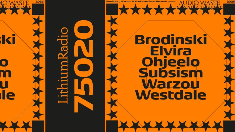 Brodinski and Warzou present Audio Waste Management, Elvira, Ohjeelo, Subsism, Westdale, Lithium Paris 2026
