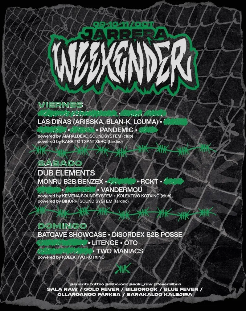 Jarrera Weekender 2026 Bilbao