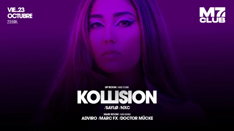 Kollision at M7 Club Barcelona, 23 October 2026