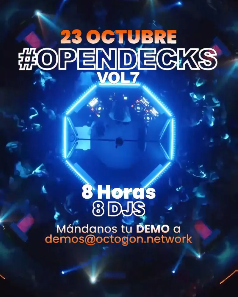 Open Decks vol 7, Laboratorio Octogon Madrid, 23 October 2026