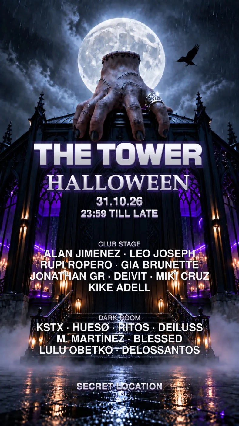The Tower Halloween, secret location near Barcelona, 31 October 2026