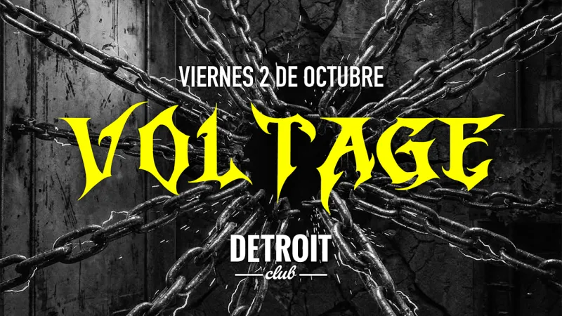 Voltage x Detroit : hard techno