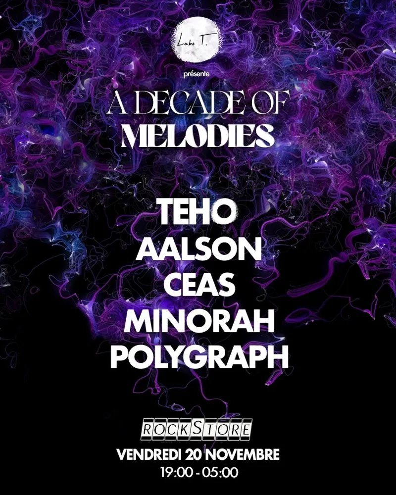 A DECADE OF MELODIES : 10 YEARS OF LABO T : affiche officielle