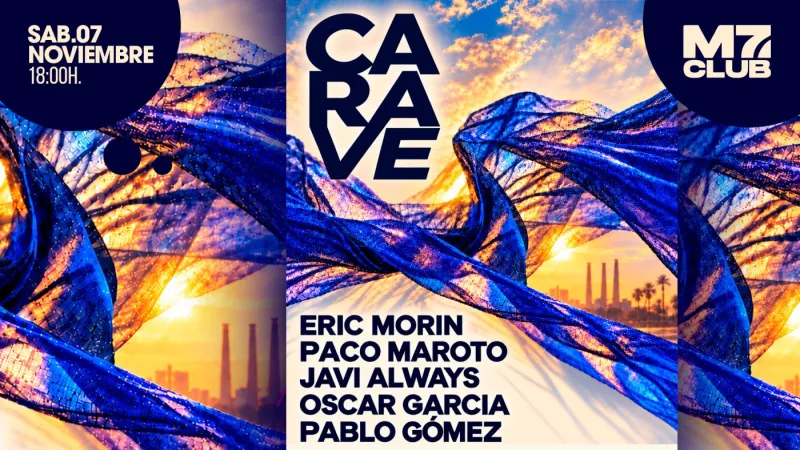 CARAVE at M7 Club Barcelona, 7 November 2026