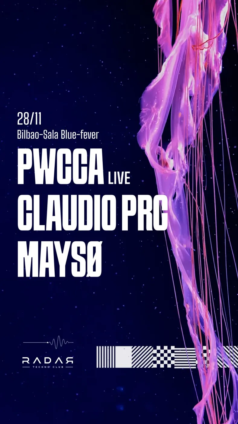 Inauguración RADAR Techno Club, Sala Blue Fever Bilbao, 28 November 2026