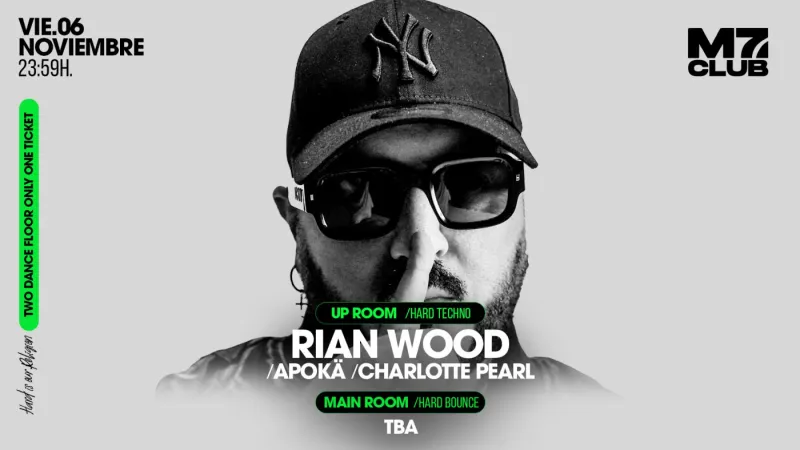 M7 presenta [Up Room] Rian Wood, Apokä & Furious Cris