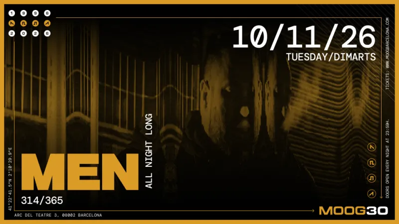 Men (L-Men-T) at Moog Club Barcelona, 10 November 2026