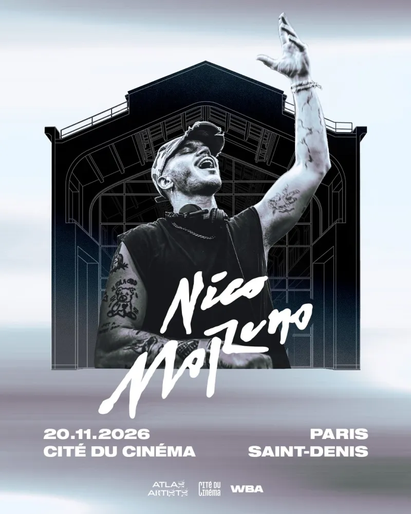 Nico Moreno at La Cité du Cinéma, Saint-Denis, 20 November 2026