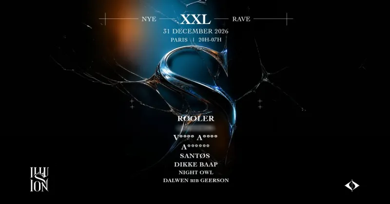 Illusion NYE XXL Rave : Rooler, Santøs, Dikke Baap