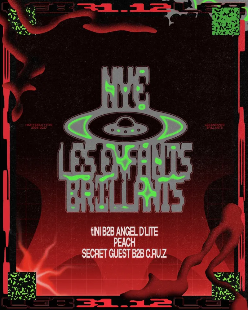 Les Enfants pres. tINI and the gang : NYE : affiche officielle